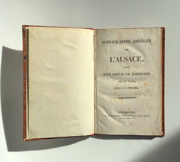 Product image Topographie de l'Alsace.