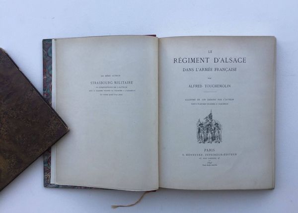 Produktbild Touchemolin. Le Régiment d'Alsace.