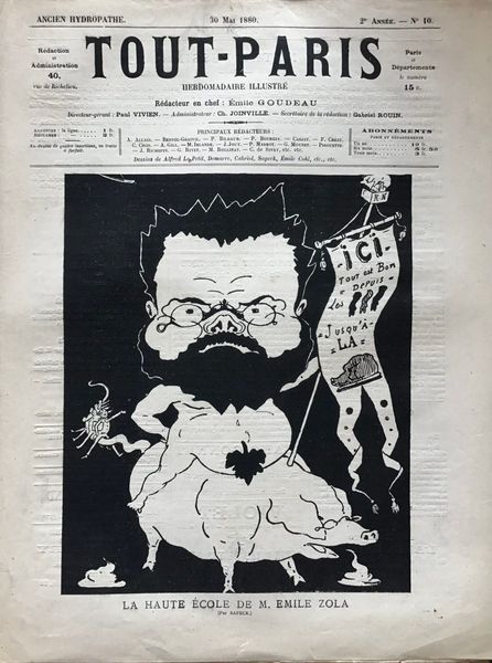 Productafbeelding Tout-Paris, ancien Hydropathe. Hebdomadaire illustré.