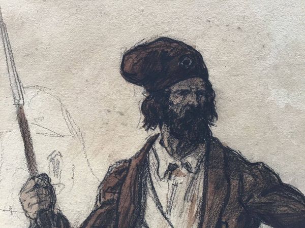 Productafbeelding Un Sans-culottes. André Fournier. Dessin.