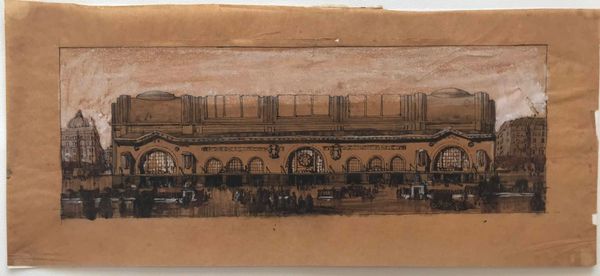 Produktbild Une Gare parisienne. Paris-Rome. Dessin d'architecte.