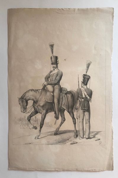 Productafbeelding Uniforme des 19 et 20e régiments de Chasseurs.