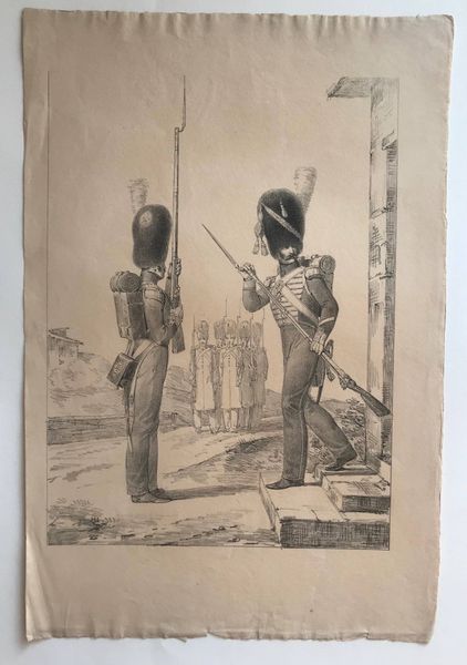 Image du produit Uniforme des voltigeurs et soldats du centre du 6e régiment d’infanterie de la garde royale.