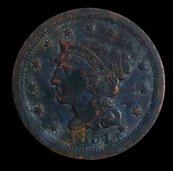 Product image USA. One cent. 1851.