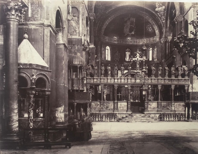 Productafbeelding Venetië. Basiliek van San Marco, binnenaanzicht.