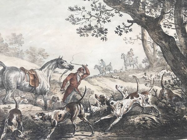 Produktbild Vernet Engelmann. Les chiens en défaut. Incunable de la lithographie.