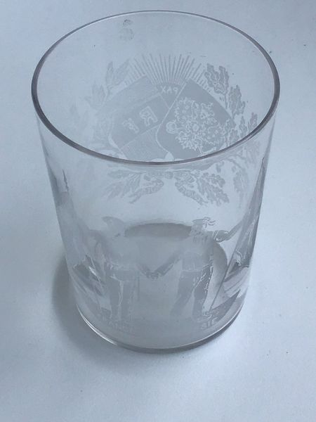 Productafbeelding Verre lithographié pour l’amitié franco russe pour la venue de Nicolas II.