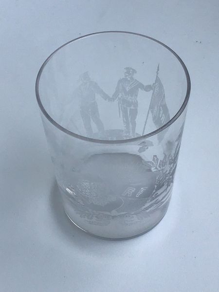 Productafbeelding Verre lithographié pour l’amitié franco russe pour la venue de Nicolas II.