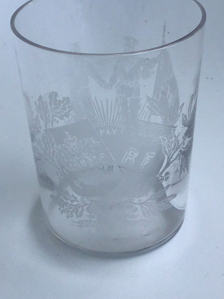 Productafbeelding Verre lithographié pour l’amitié franco russe pour la venue de Nicolas II.