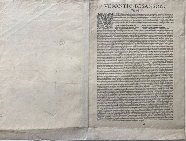 Produktbild Vesontio. Besançon. Braun et Hogenberg.