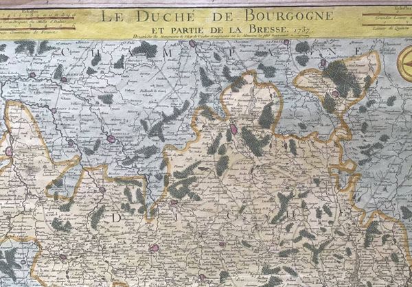 Produktbild Vit et Vischer. Le Duché de Bourgogne et partie de la Bresse.