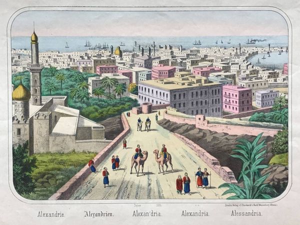 Productafbeelding Vue d'Alexandrie. Imagerie de Wissembourg.