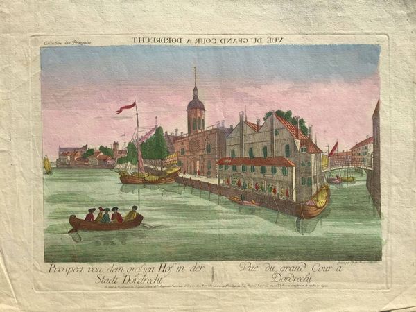 Productafbeelding Vue d'Optique. Dordrecht. Vue du Grand Cour.