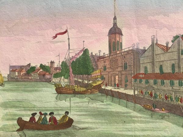 Productafbeelding Vue d'Optique. Dordrecht. Vue du Grand Cour.
