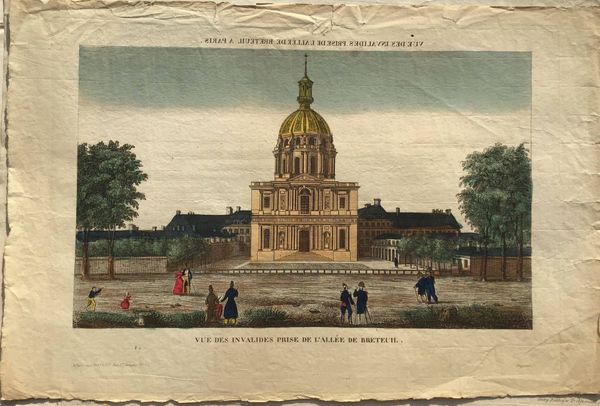 Productafbeelding Vue d'Optique. Paris. Invalides.