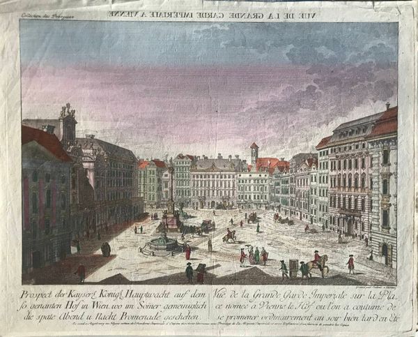 Productafbeelding Vue d'optique. Vue de la Grande Garde Impériale à Vienne.