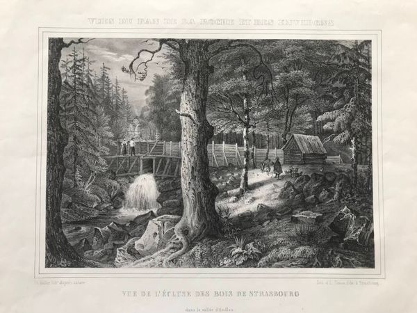 Produktbild Vue de l'Ecluse des bois de Strasbourg dans la vallée d'Andlau.