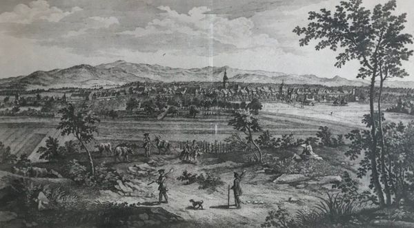 Productafbeelding Vue de la ville de Mulhouse. David Herrliberger.