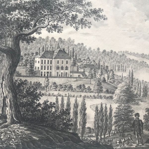 Product image Vue du château de Cirey. Emilie du Châtelet et Voltaire.