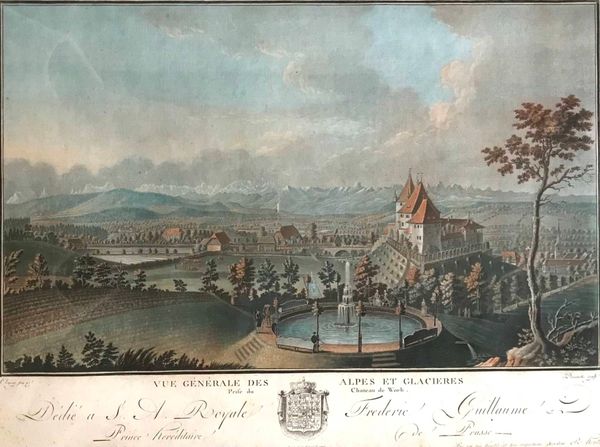 Productafbeelding Vue générale des Alpes et des glacières.