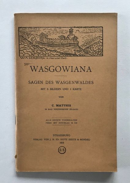 Product image Wasgowiana. Légendes du Wasgau.