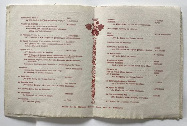 Productafbeelding William Barbotin. Théâtre National de l'Opéra-Comique. Matinée du 5 juin 1902.