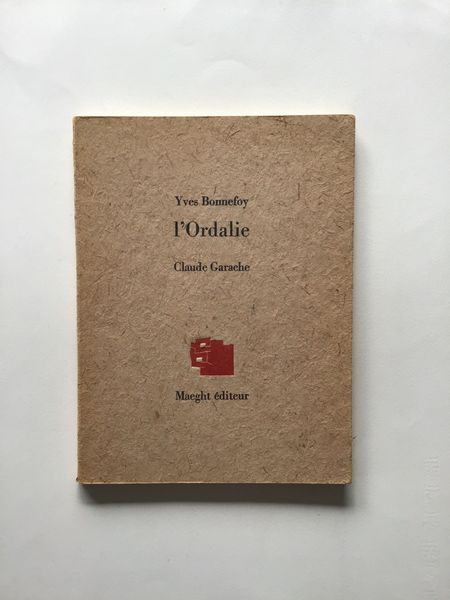Product image Yves Bonnefoy. L'ordalie. Claude Garache. Maeght.