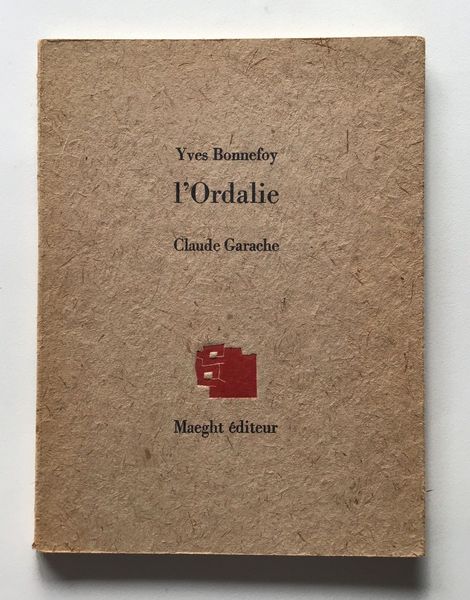 Product image Yves Bonnefoy. L'ordalie. Claude Garache. Maeght.